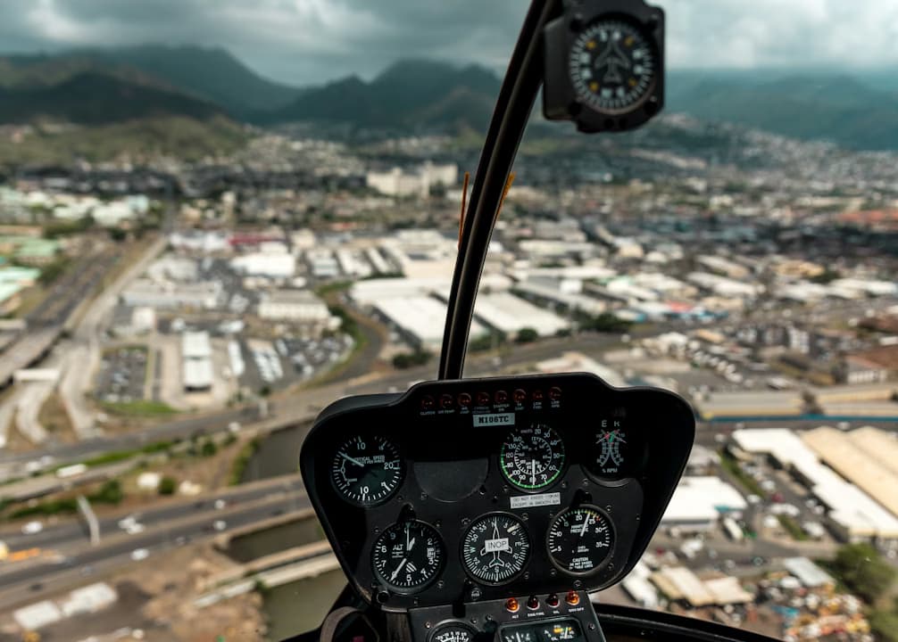 Helicopter cockpit — engineering and airworthiness support